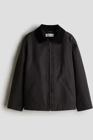 H&M Chamarra en lona de algodón