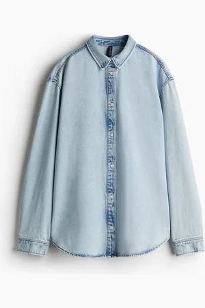 H&M Camisa oversized en denim