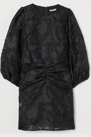H&M Vestido de brocado