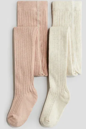 H&M 2-pack de mallas acanaladas