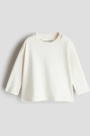 H&M Playera de manga larga en algodón pima