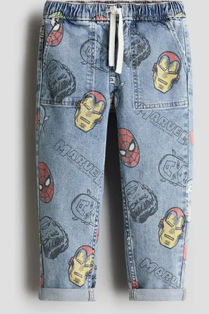 H&M Joggers en denim con diseño