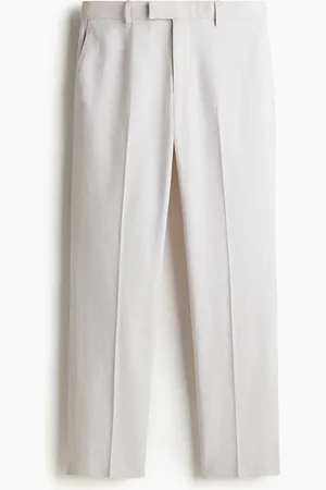 H&M Pantalón de vestir Regular Fit en mezcla de lino