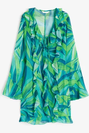 H&M Vestido con olanes