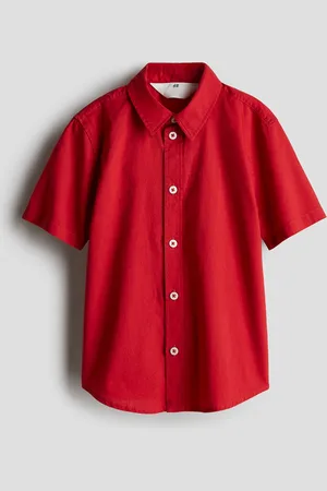 H&M Camisa de manga corta en algodón