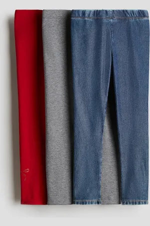 H&M 3-pack de leggings en algodón
