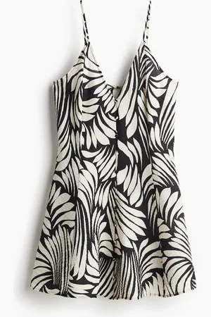H&M Vestido de tirantes línea A