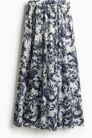 H&M Falda maxi de chifón
