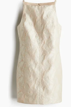 H&M Vestido mini de brocado