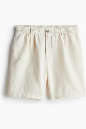 H&M Shorts Relaxed Fit en mezcla de lino