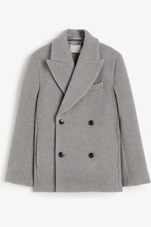 H&M Saco botonadura doble en mezcla de lana