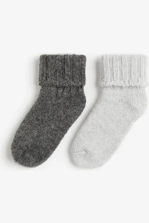 H&M 2-pack Calcetines en mezcla de lana
