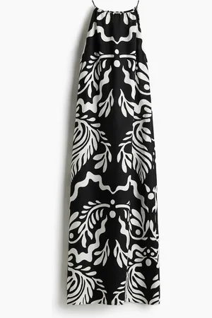 H&M Vestido en mezcla de lino
