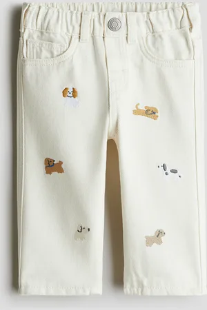 H&M Jeans con detalles bordados