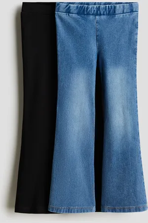 H&M 2-pack de jeggings acampanados