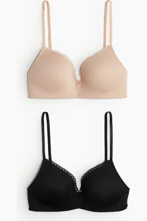 H&M 2-pack Sostenes de microfibra sin varillas