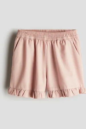 H&M Shorts con borde de olán