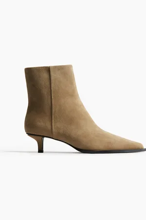 H&M Botas de gamuza en punta
