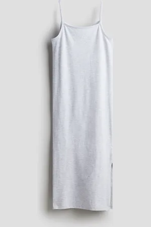H&M Vestido slip de punto