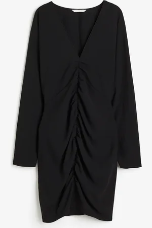 H&M Vestido fruncido