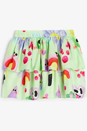 H&M Falda con capas