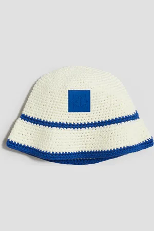 H&M Gorro pescador de algodón con apariencia crochet