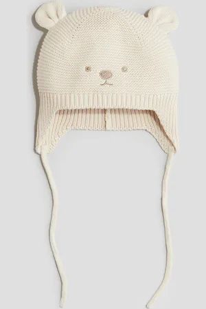 H&M Gorro tejido con lazos