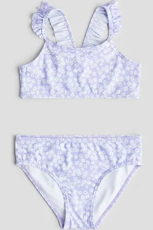H&M Bikini con borde de olán