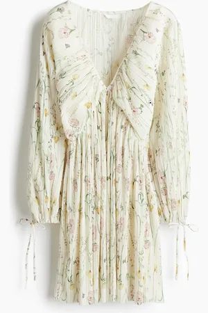 H&M Vestido plisado