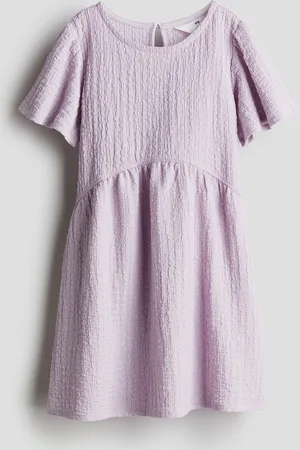 H&M Vestido en punto texturizado