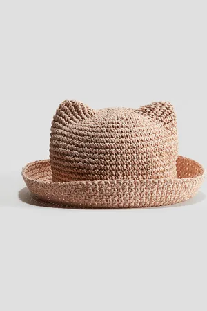 H&M Sombrero de paja con orejas