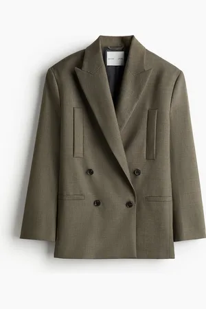 H&M Blazer de botonadura doble en lana
