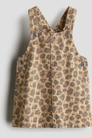 H&M Vestido overol en denim de algodón
