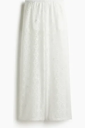 H&M Pantalón en tejido calado