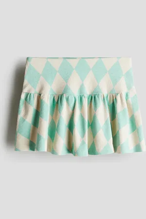 H&M Falda en punto corrugado