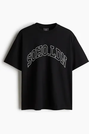 H&M Playera Loose Fit con diseño