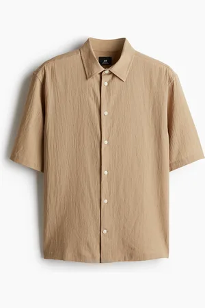 H&M Camisa Regular Fit corrugada
