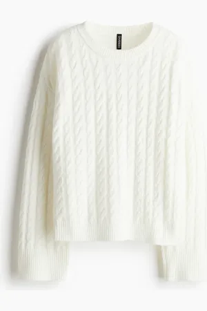 H&M Suéter en tejido trenzado