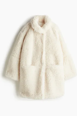 H&M Abrigo de pelo sintético