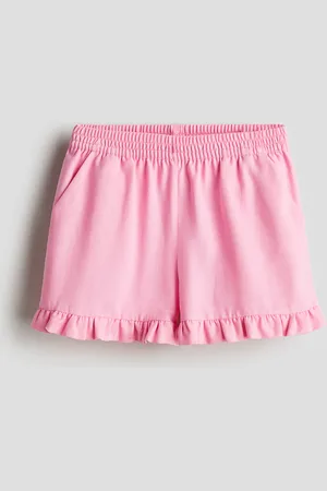 H&M Shorts con borde de olán