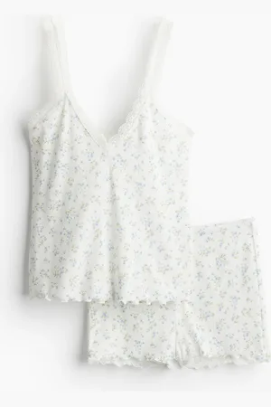 H&M Pijama de top cami y shorts