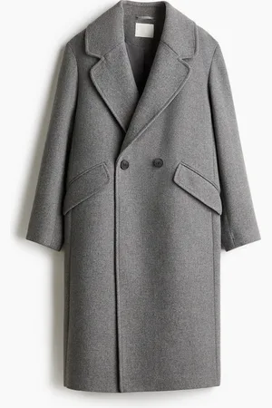 H&M Abrigo de botonadura doble
