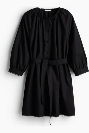 H&M Vestido con borde picot