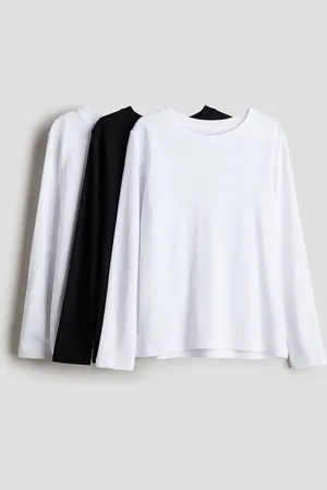 H&M 3-pack Playeras de manga larga