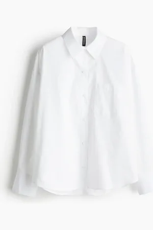 H&M Camisa oversized de algodón