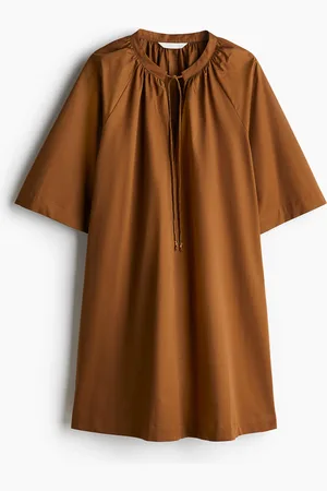 H&M Vestido línea A de algodón