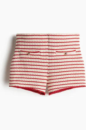 H&M Short en tejido texturizado
