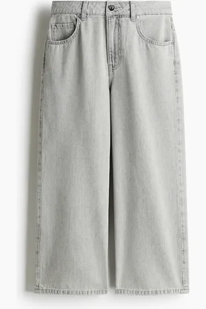 H&M Wide High Cropped Jeans
