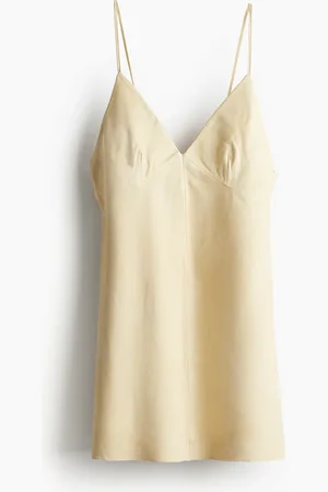 H&M Vestido mini de piel