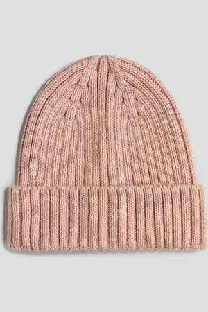 H&M Gorro en tejido acanalado de algodón